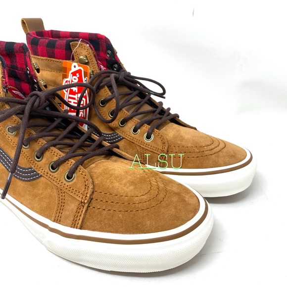 VANS SK8-HI MTE Glazed Ginger Tan Women Sneak Boot - Picture 4 of 9
